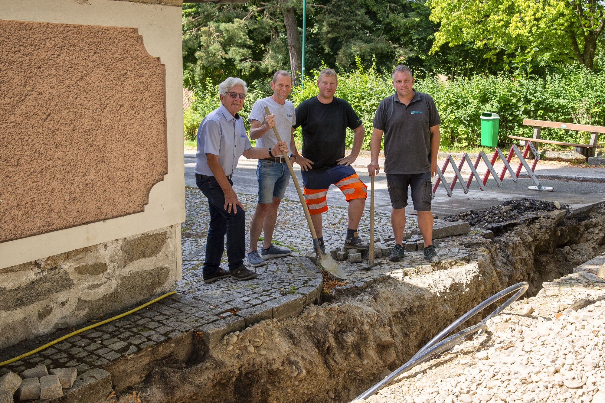 Baustart für die Sanierung der Leonfeldner Bründlkirche