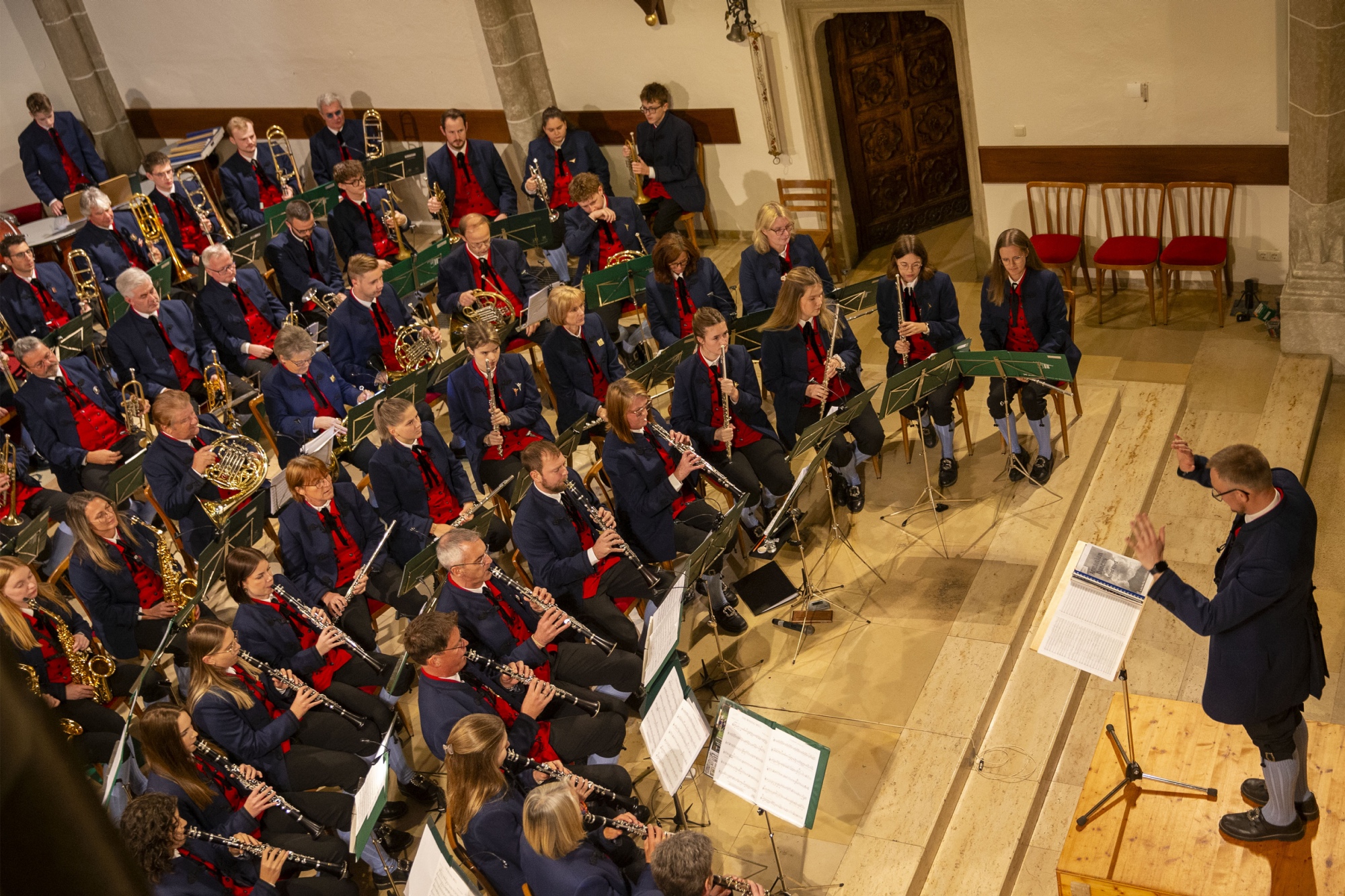 Die Trachtenmusikkapelle Bad Leonfelden begeisterte bei ihrem Benefizkonzert zugunsten der Bründlkirche. Foto: beha-pictures